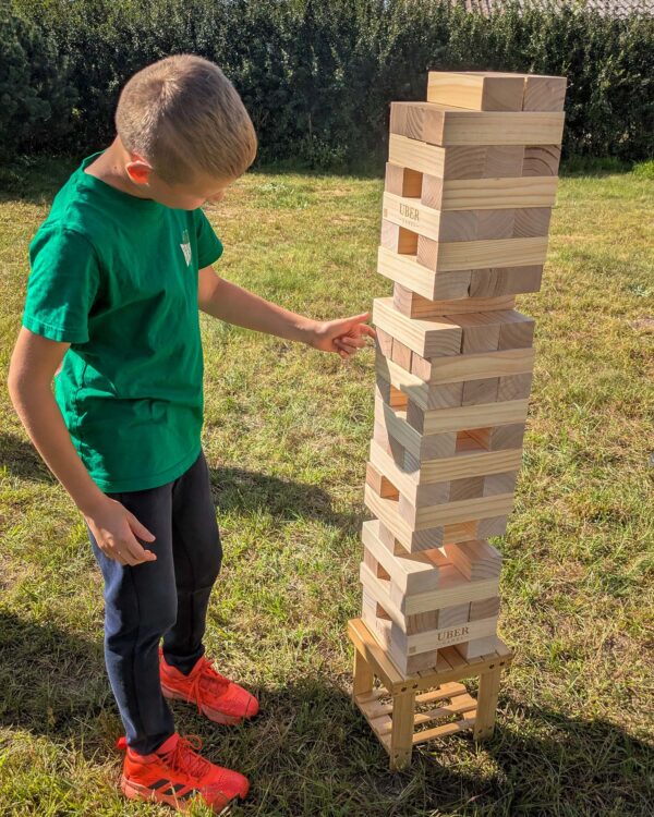 Jenga - lauko žaidimų edukacija