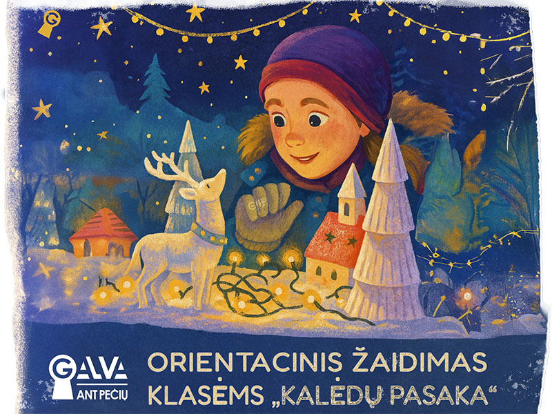 Orientacinis kalėdinis žaidimas klasėms